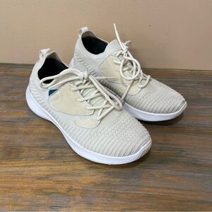 Vessi Everyday Move 2.0 Comfort Fashion Sneakers Cream Casual Womens 7